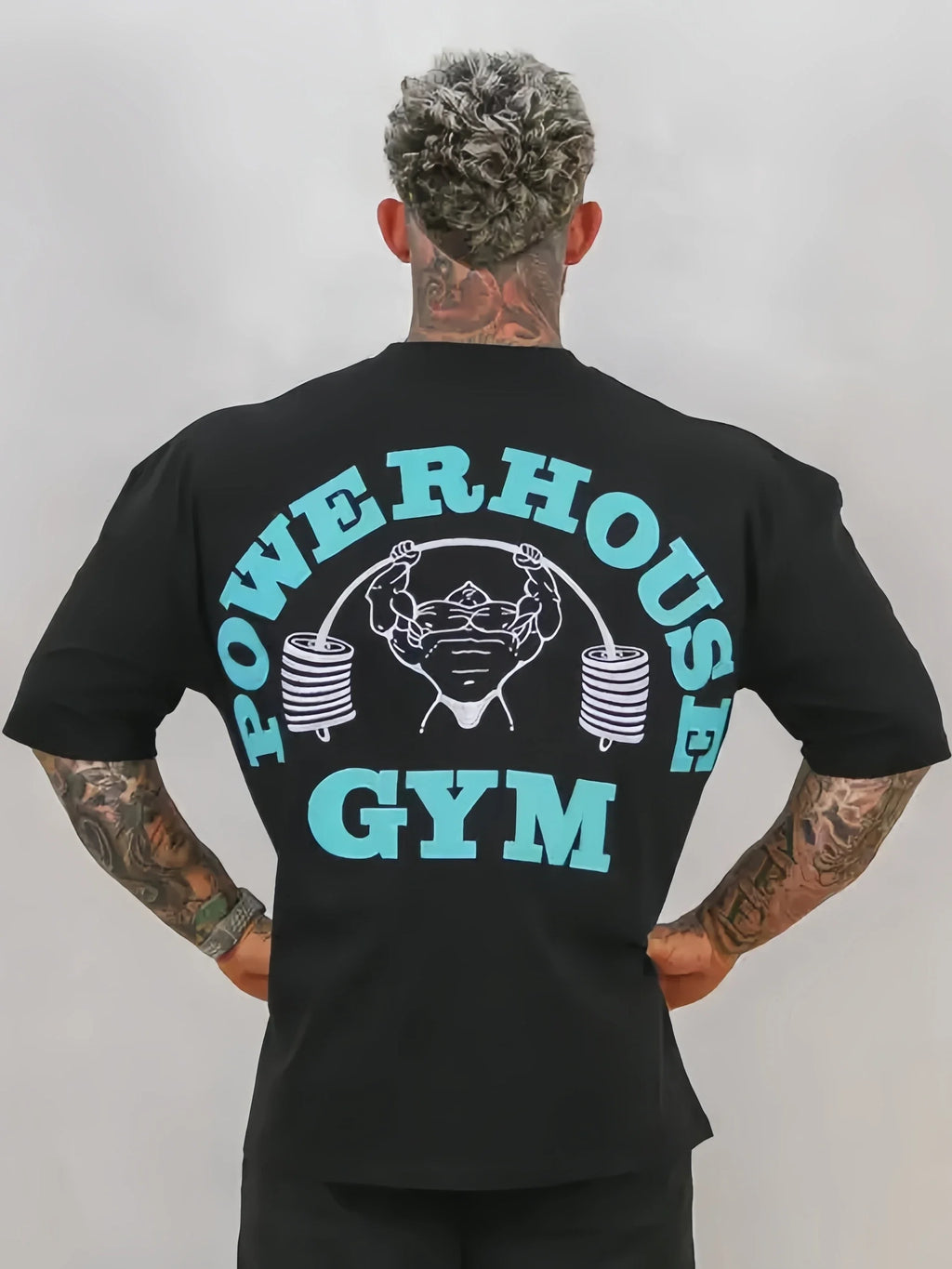 GYM Men's Fitness T-shirt - Breathable and Sweat-absorbent. Made of Pure Cotton, It Is Soft and Comfortable To Wear.