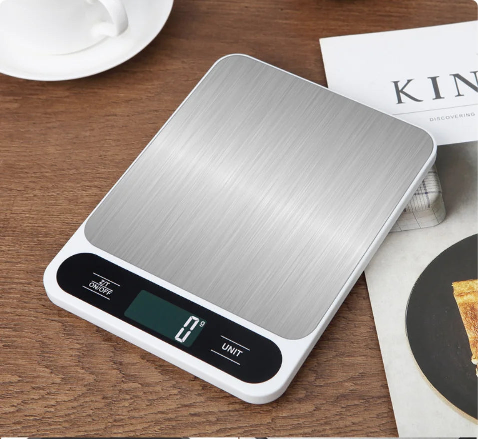 Digital Food Scale 10kg 1g Electronic Kitchen Baking Weight Scales Stainless Steel 5kg 1g Gram Ounces