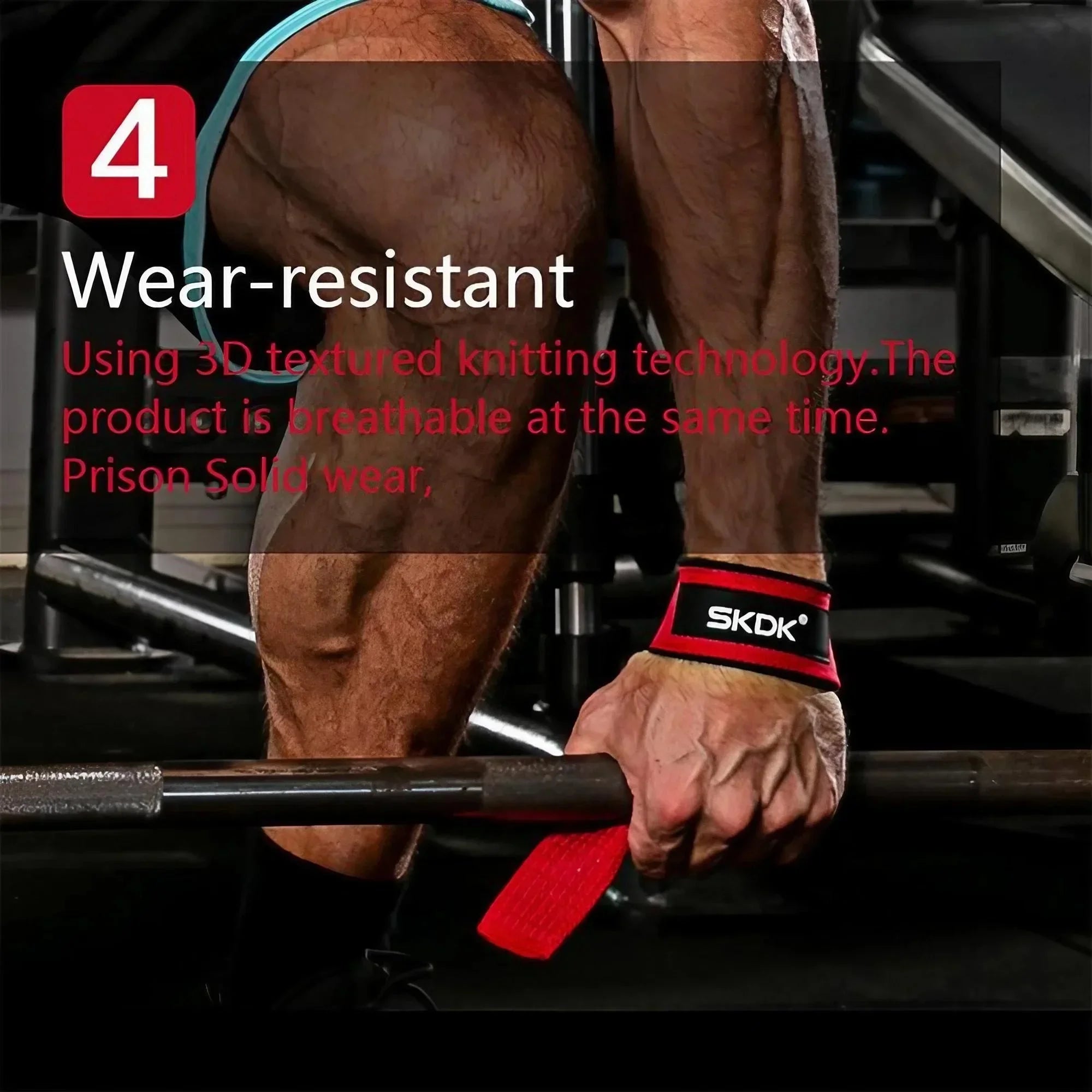 Lifting Straps Wrist Support Weightlifting Grips With 5MM Neoprene Padded Anti-Slip Silicone Heavy Duty Webbing Gym Accessories Deadlift Straps Fitness Equipment For Men Women Strength Training Bodybuilding Powerlifting Wrist