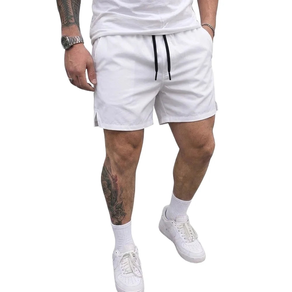 Summer Outdoor Men's Sport Shorts Workout Shorts Quick Dry Athletic Casual Pants Running Shorts with Pockets Gym Beach Pants