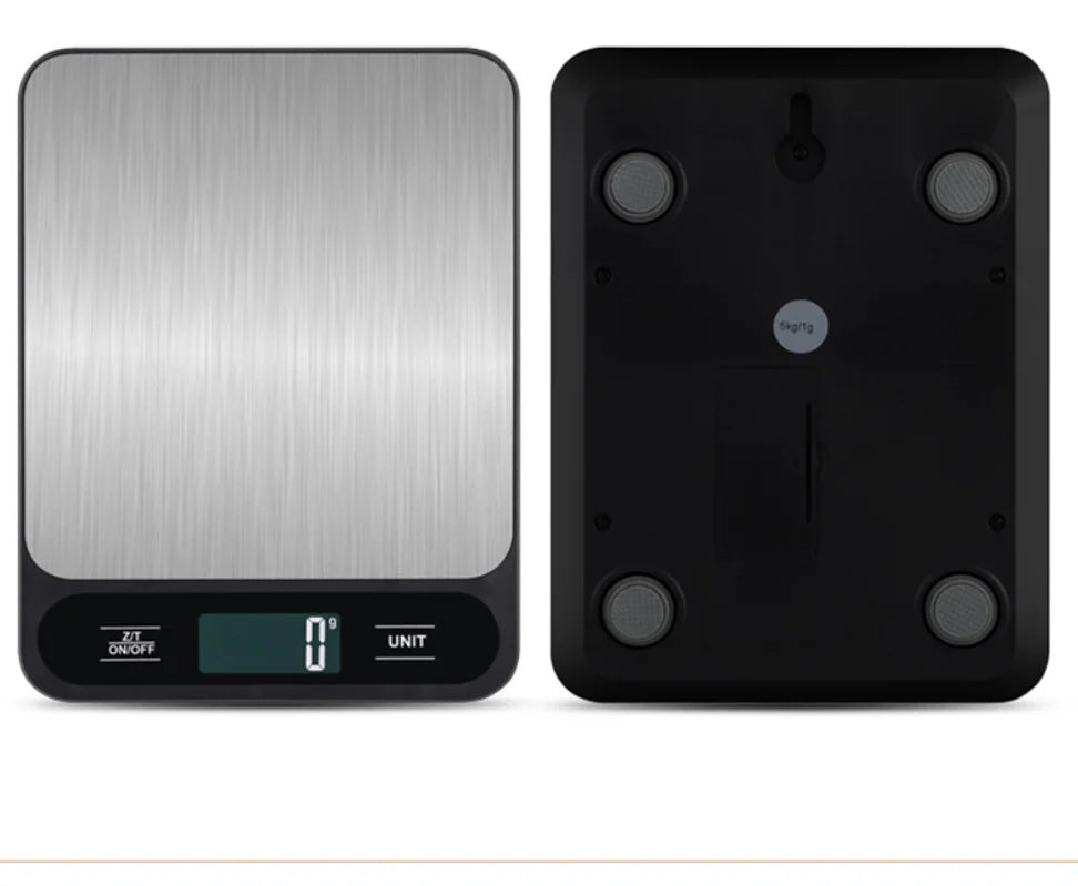 Digital Food Scale 10kg 1g Electronic Kitchen Baking Weight Scales Stainless Steel 5kg 1g Gram Ounces